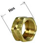 Brass Garden Hose Nut 022 Diagram